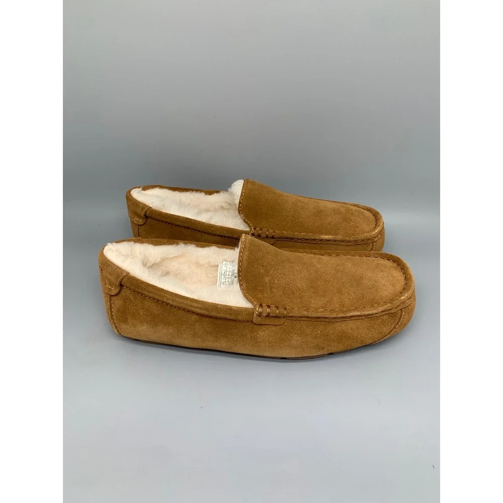 Koolaburra by UGG Tipton Chestnut Suede Slippers 1105893 Men's Sz 10 NEW‎